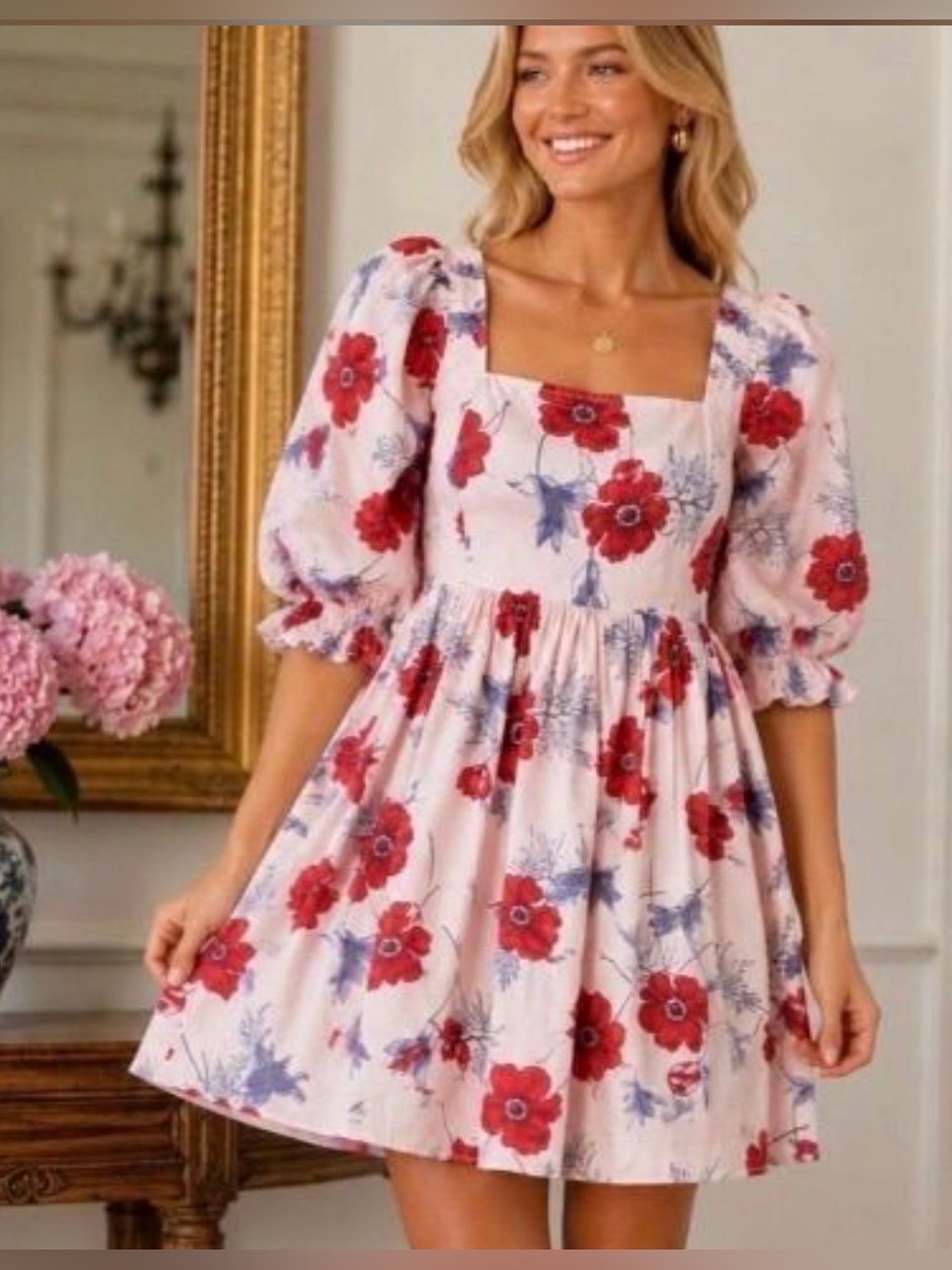Hyacinth House Veronica Mini Dress from Tuckernuck, Size Small